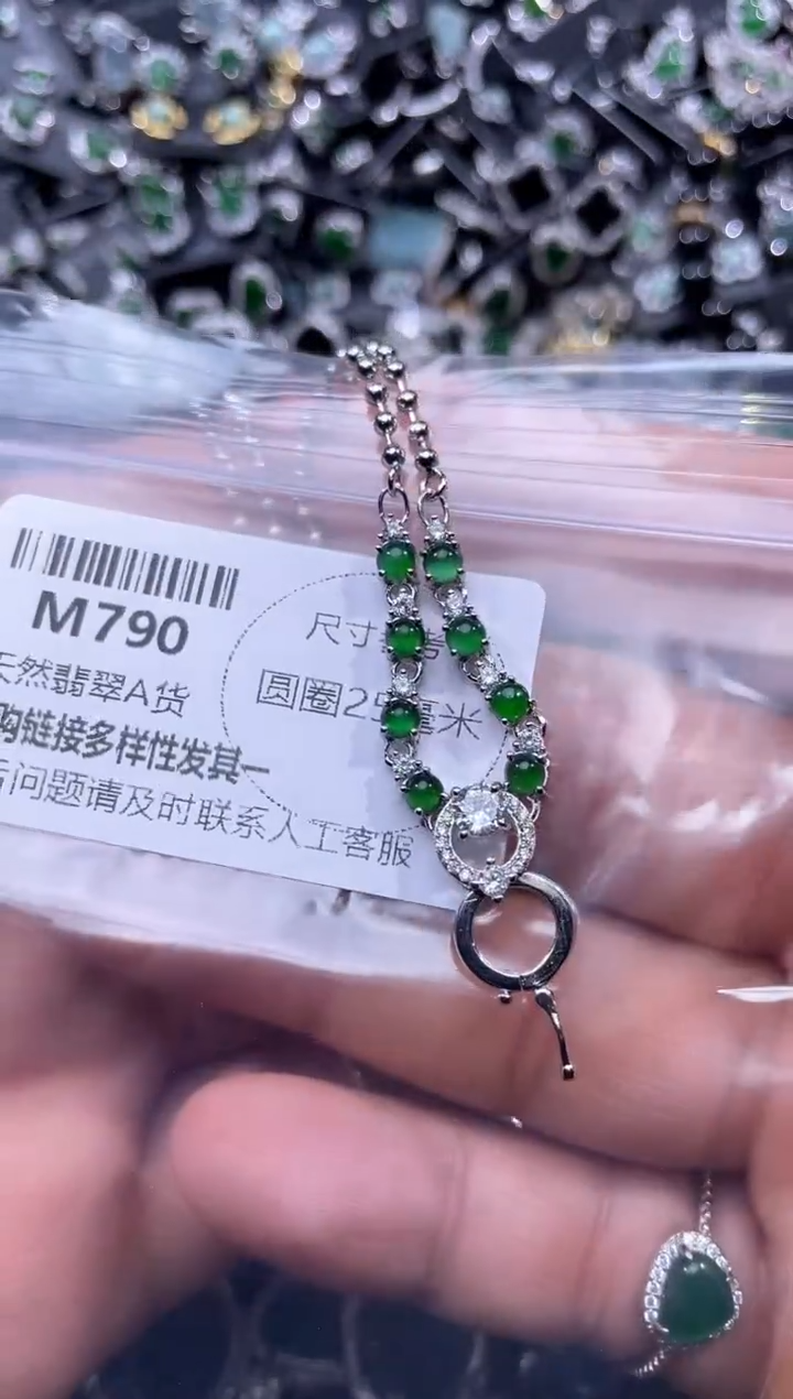 【闪购商品】翡翠颈饰未镶嵌M790项链