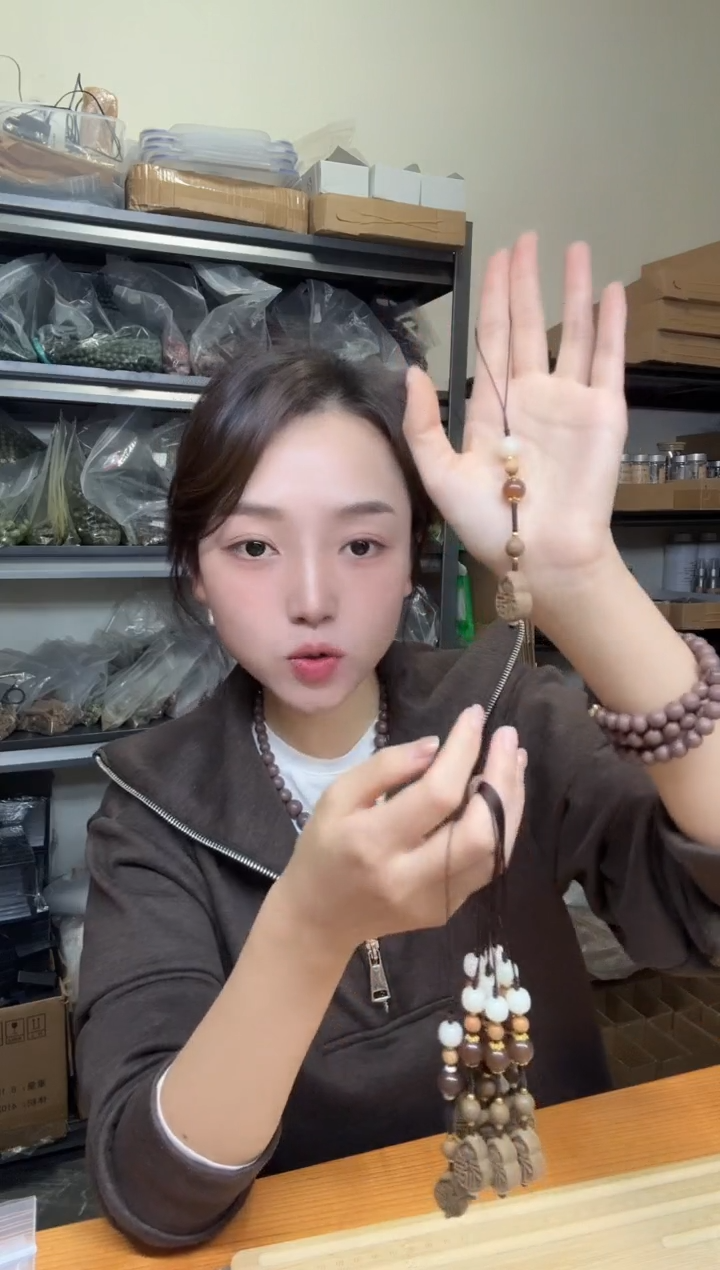 泥塑灵嗅拂尘小葫芦合香挂