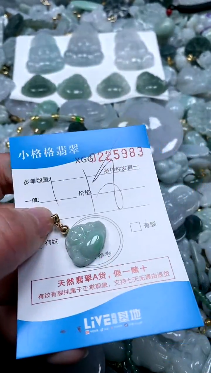 【闪购商品】翡翠颈饰未镶嵌闪购商品0225983