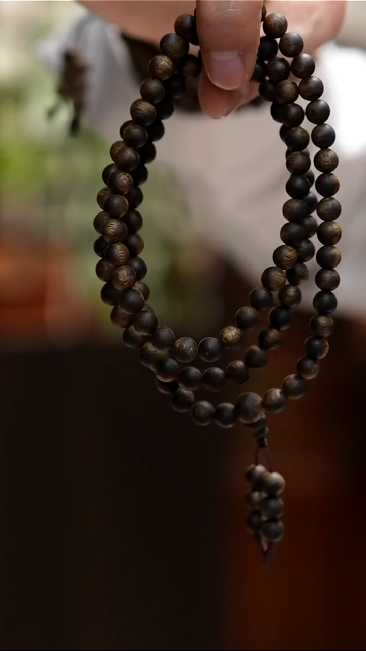 手串沉香海南母树高结油白棋楠圆珠多圈多样性发货