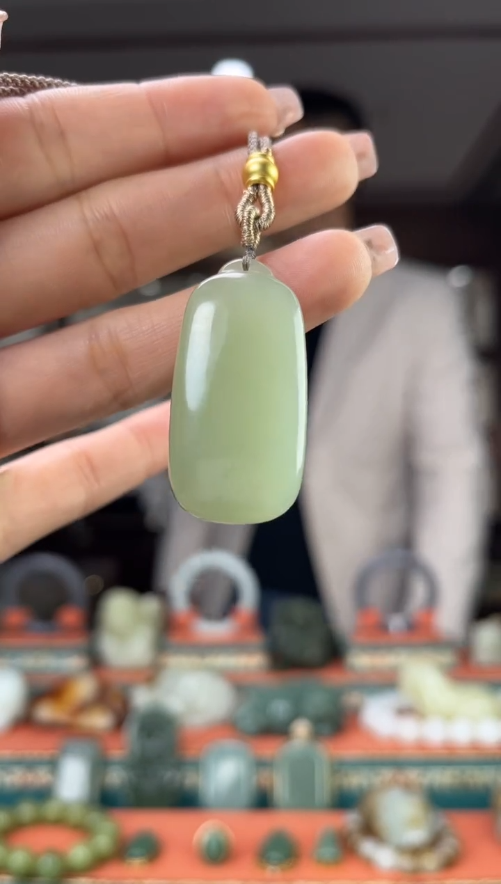 【闪购商品】和田玉颈饰未镶嵌佩佩微瑕