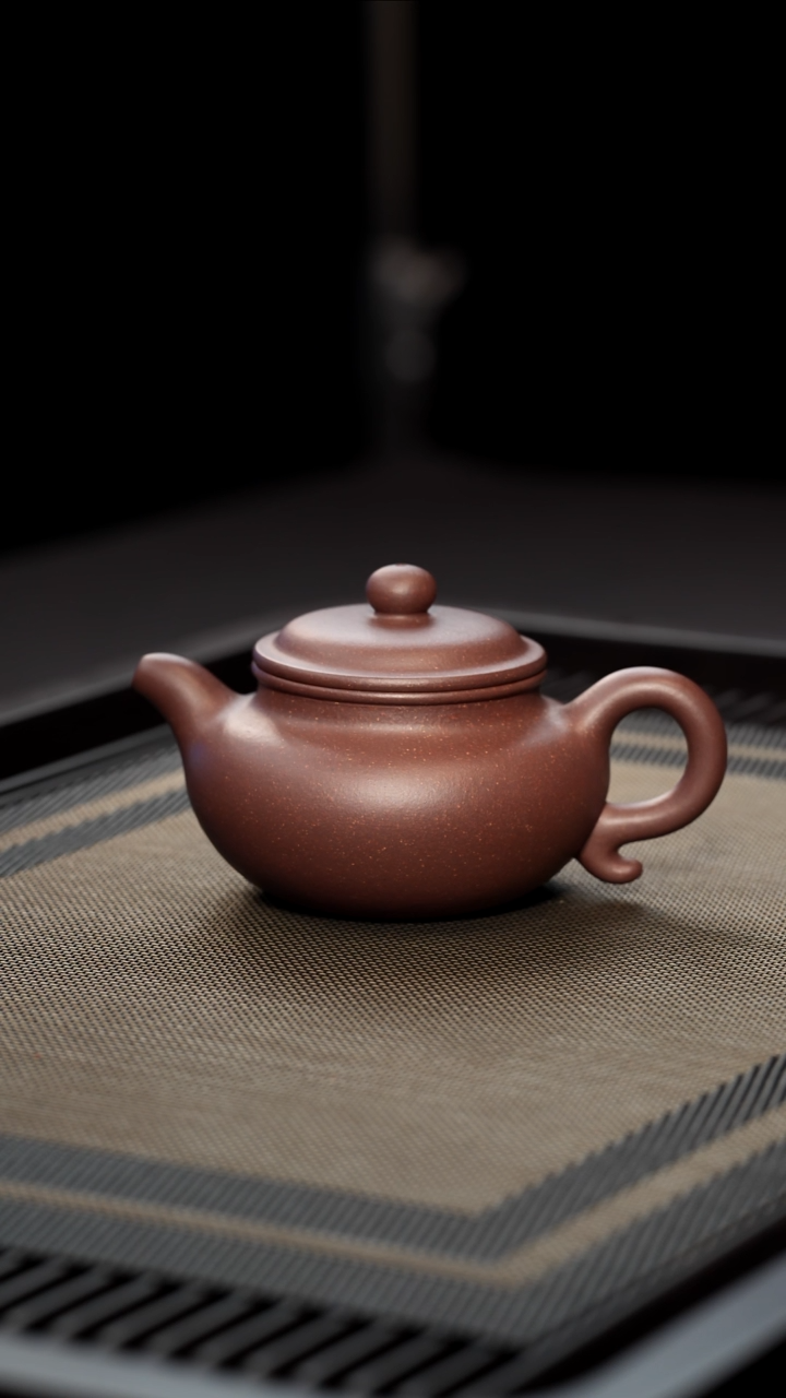 茶壶紫砂全手工底槽青仿古200cc