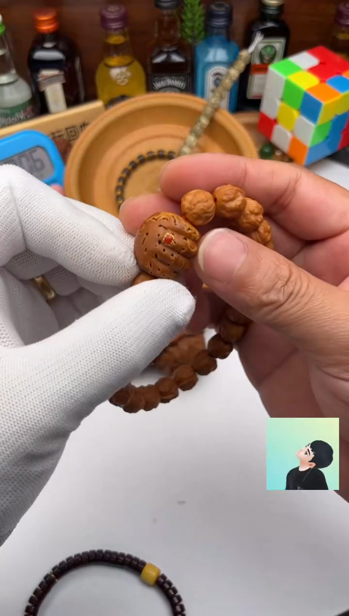 【闪购商品】猴头核桃吊坠猴头手串