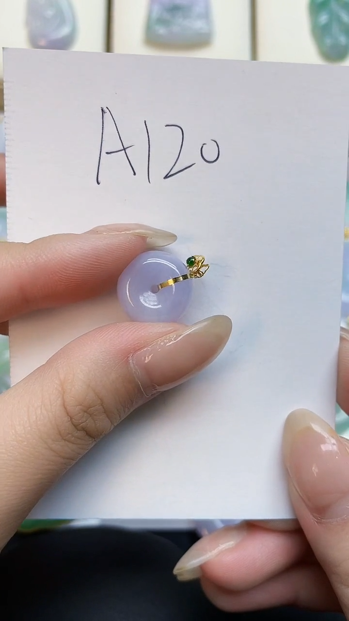 【闪购商品】翡翠吊坠(不含链)18K金镶嵌00000000