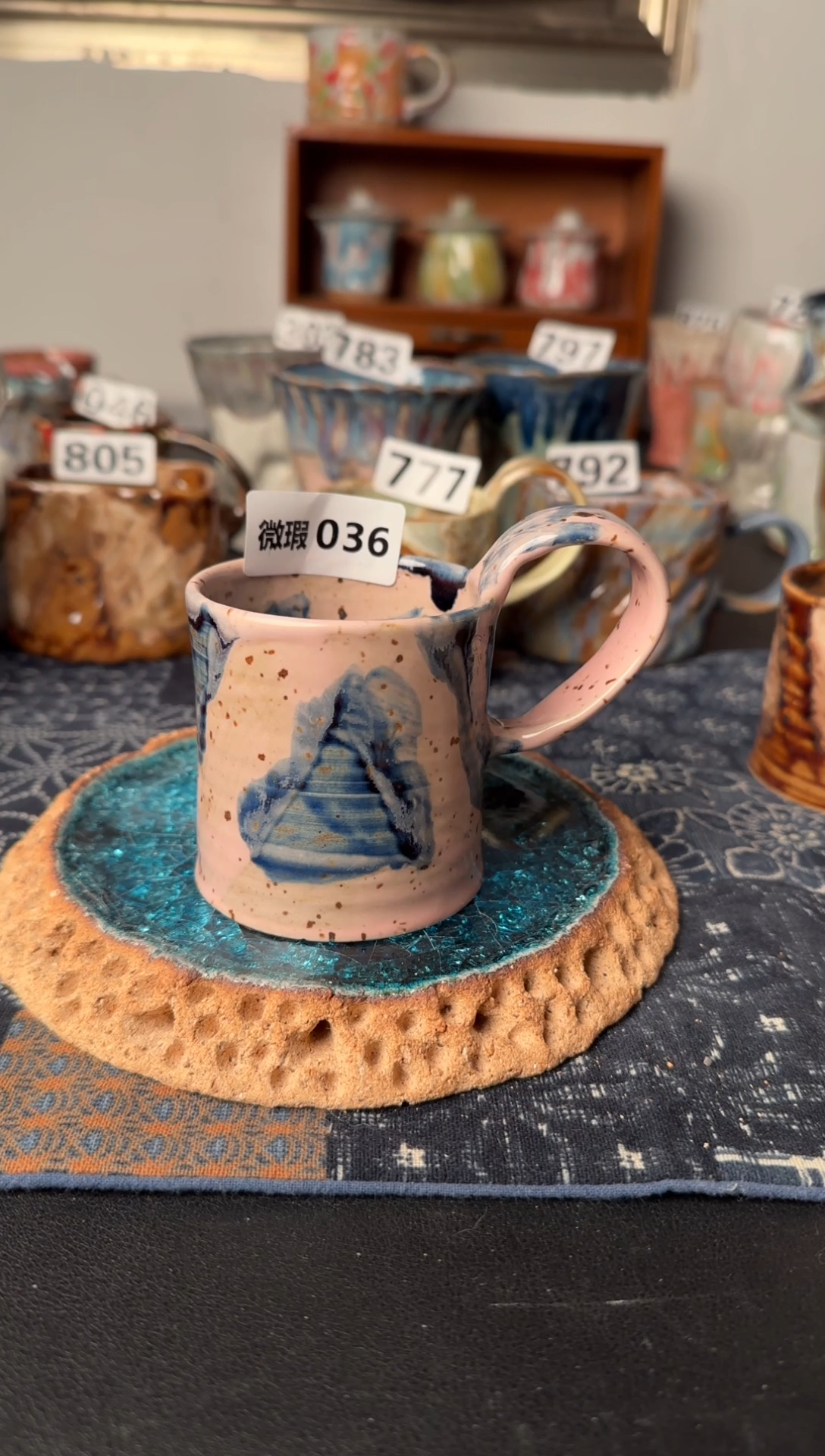 【闪购商品】微瑕036陶栀手工器物系列