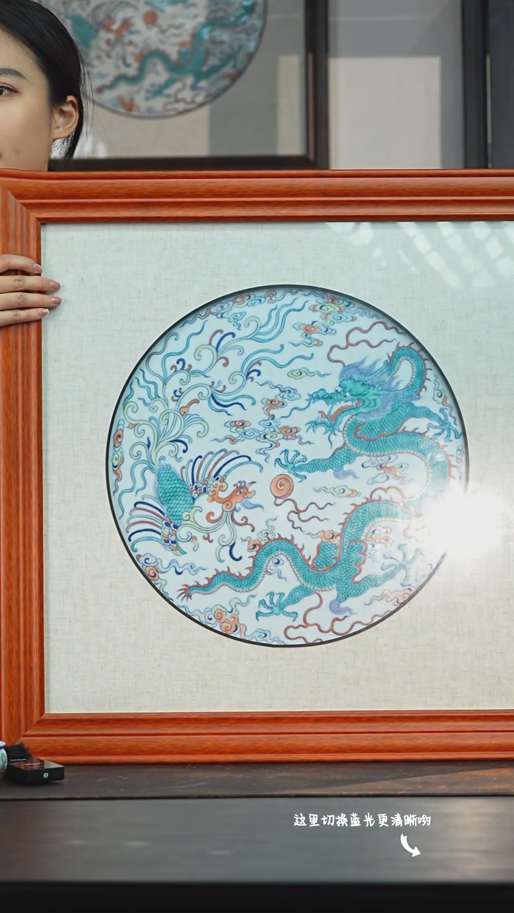 【闪购商品】中国官窑斗彩非遗传承人—涂杏花