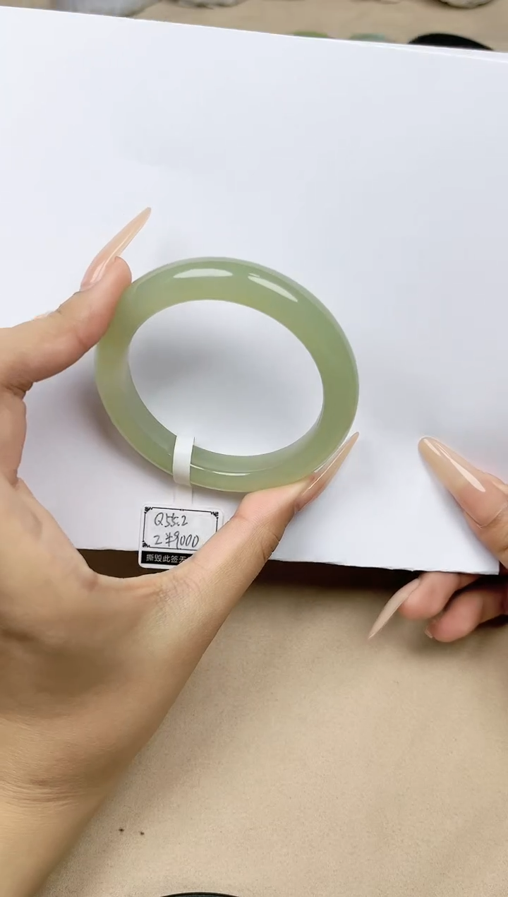 【闪购商品】和田玉手镯未镶嵌55.2圈口YY