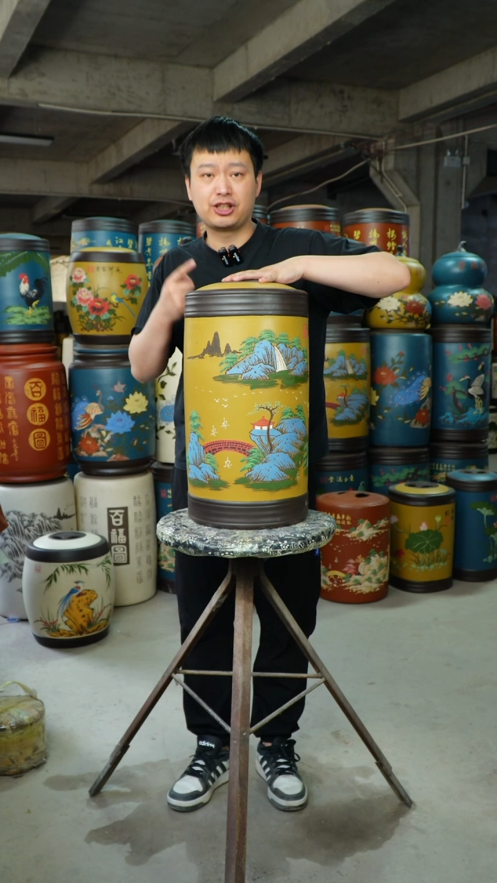 宜兴原矿紫砂茶叶罐