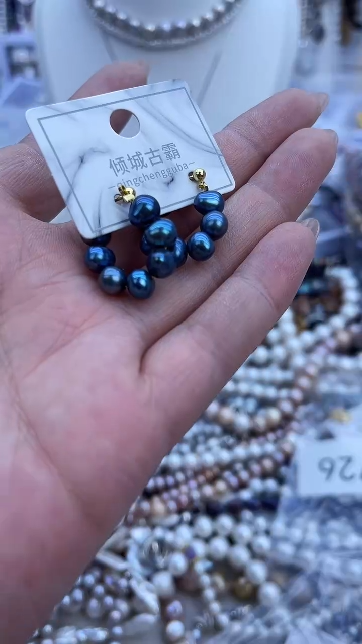 【闪购商品】淡水珍珠耳饰未镶嵌736