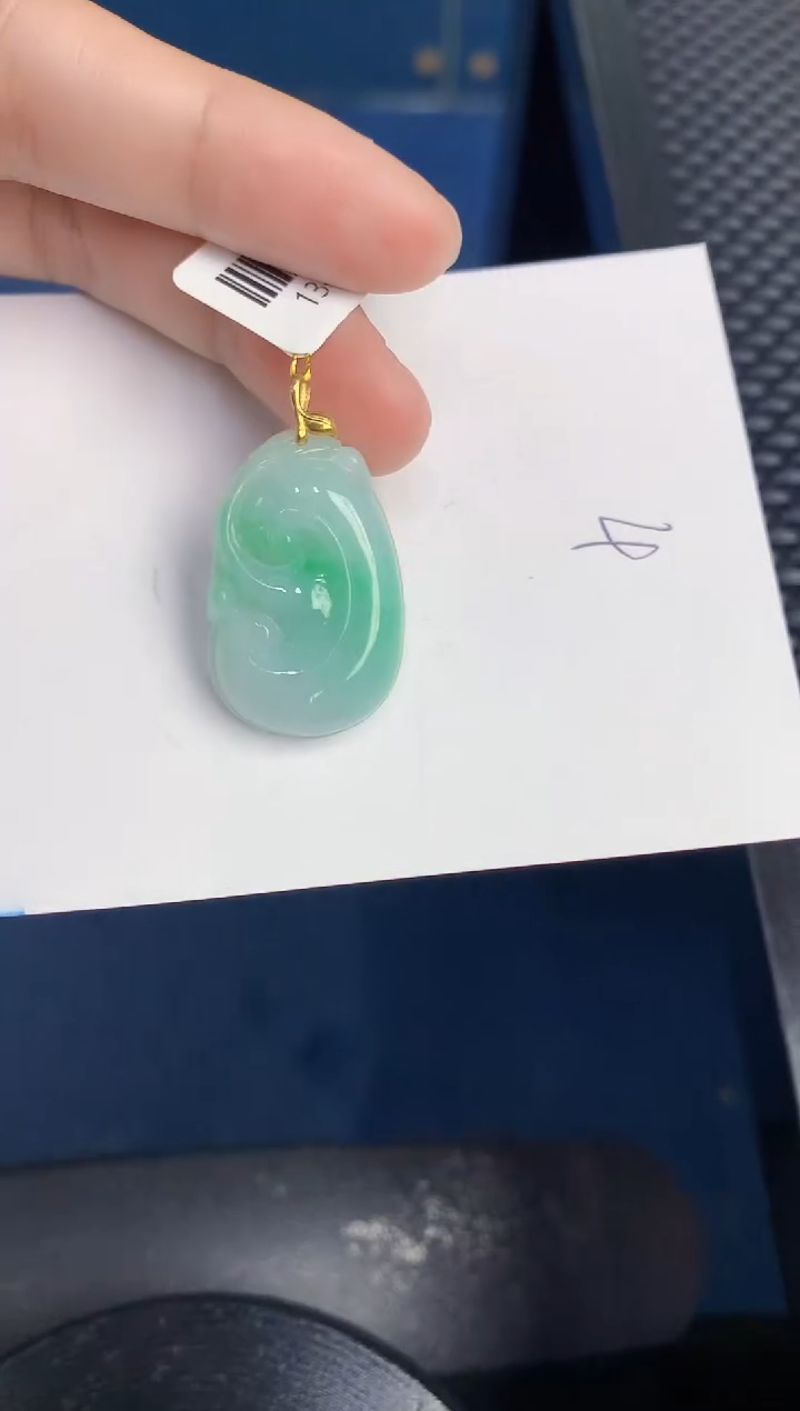 【闪购商品】翡翠颈饰18K金镶嵌000000000