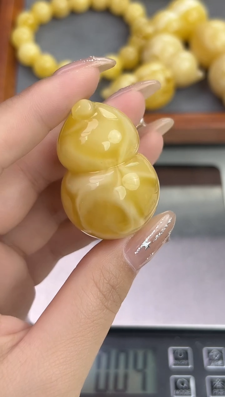 裸石琥珀未镶嵌天然琥珀蜜蜡吊坠