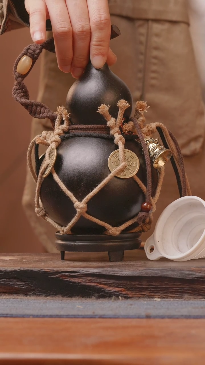 【闪购商品】30号精品大漆葫芦防腐防渗装水茶酒