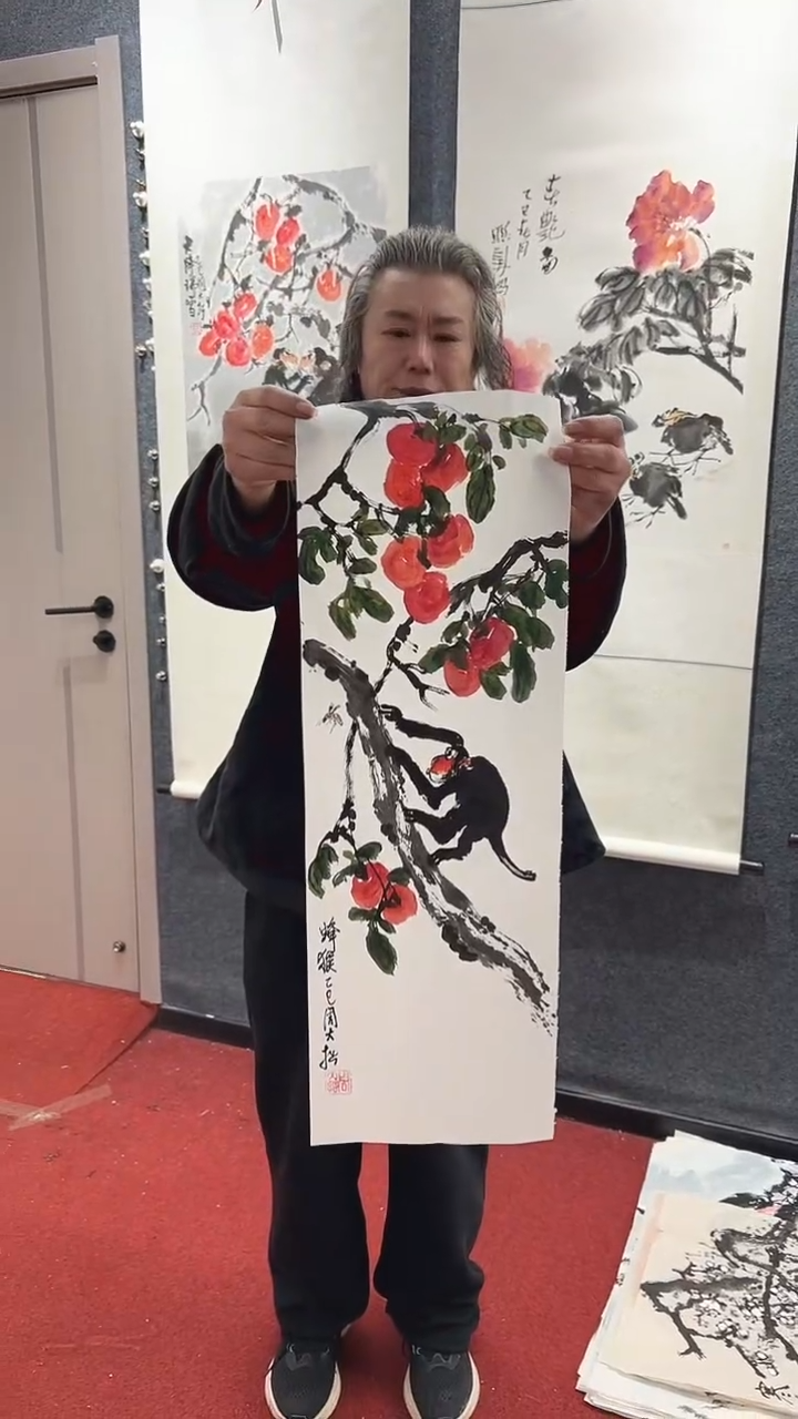 国画周大拙/国画/花鸟