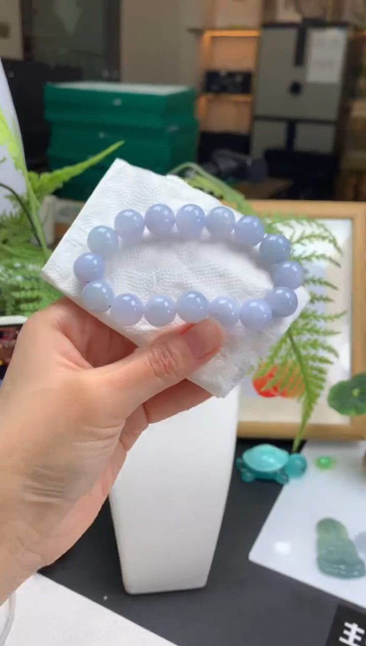 【闪购商品】定制翡翠未镶嵌珠串-92712