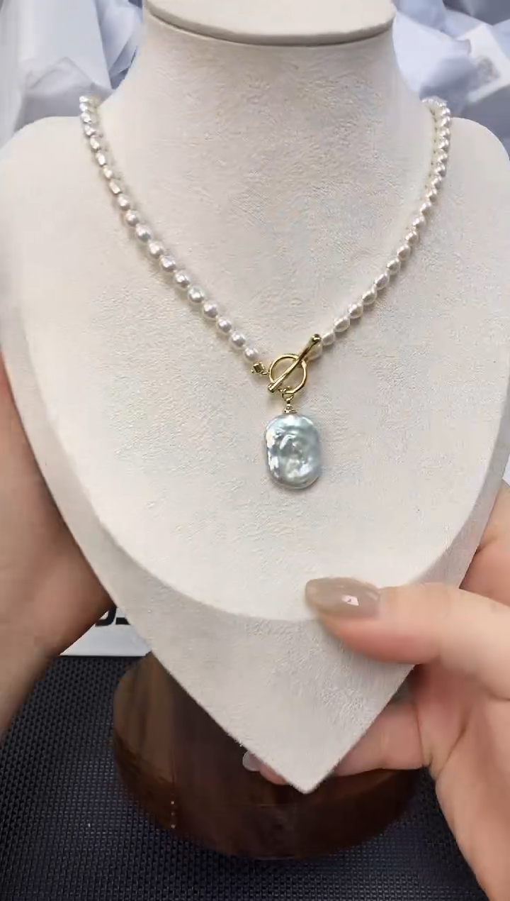 未镶嵌耳饰淡水珍珠XL1063