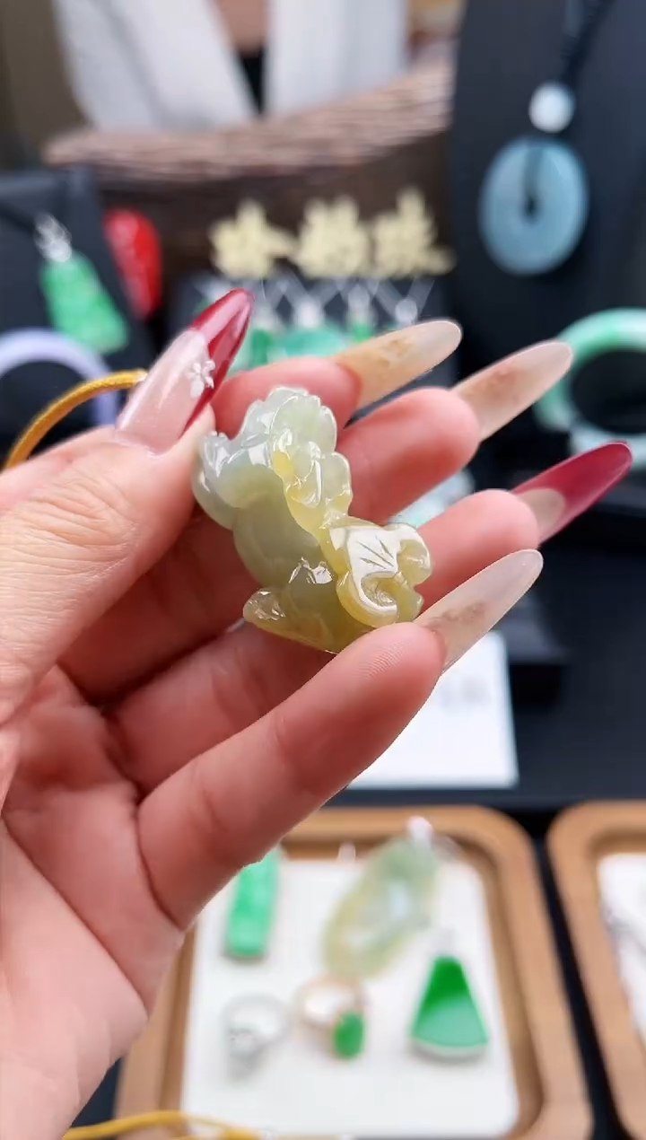 【闪购商品】翡翠颈饰未镶嵌翡翠貔貅