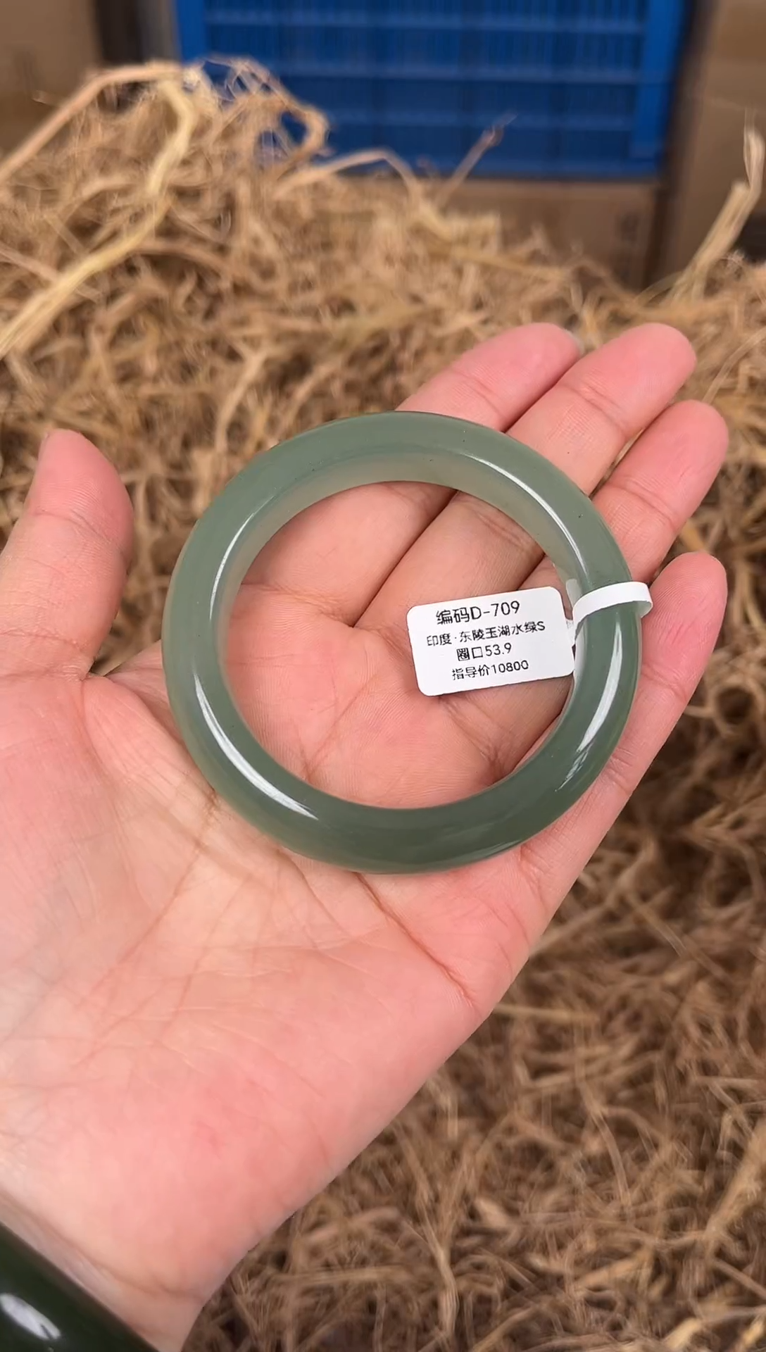 未镶嵌手镯石英质玉编码D709