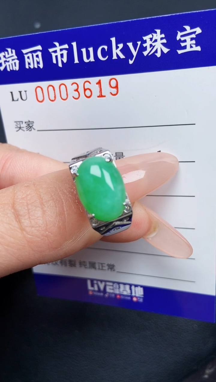 【闪购商品】翡翠颈饰银S925镶嵌3619