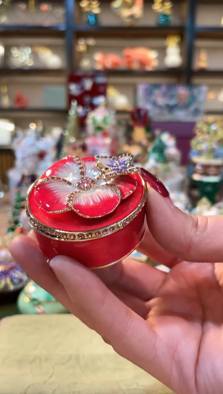 【闪购商品】精致珐琅彩首饰盒