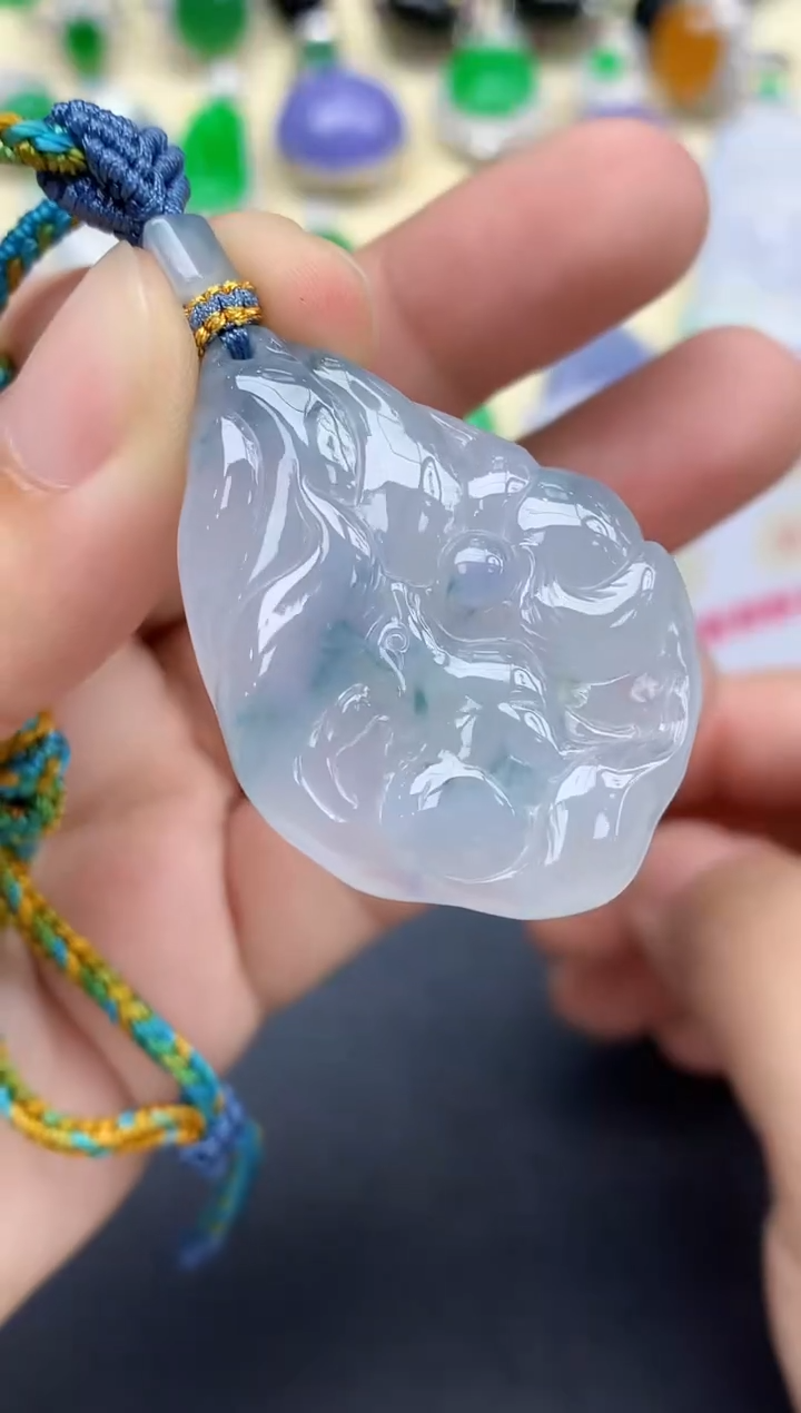 颈饰未镶嵌翡翠85-中国好珍宝