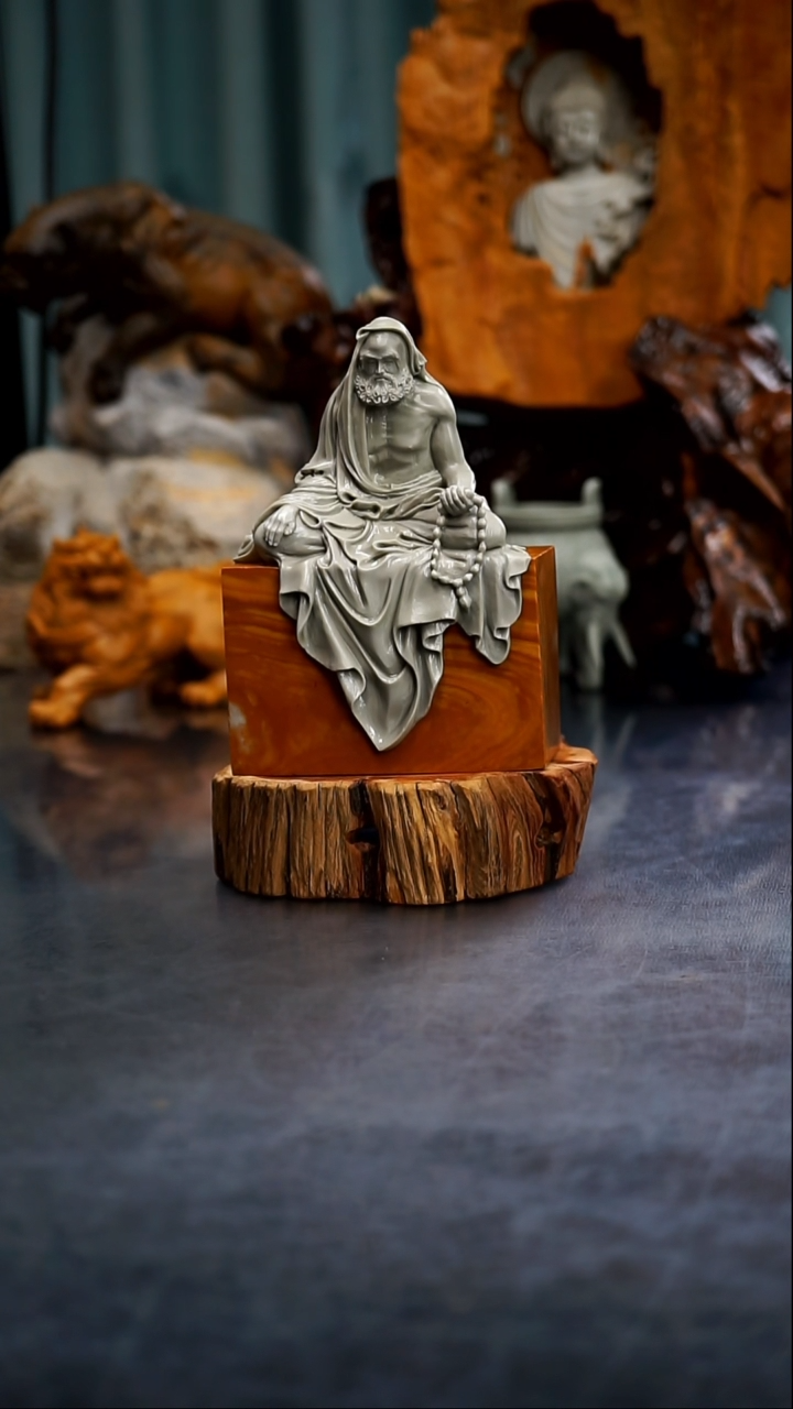 天然原石手工雕刻