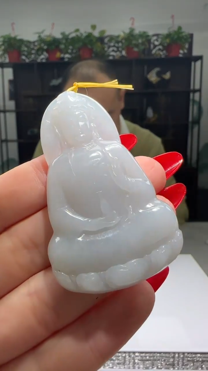 【闪购商品】翡翠颈饰未镶嵌天然翡翠A货吊坠