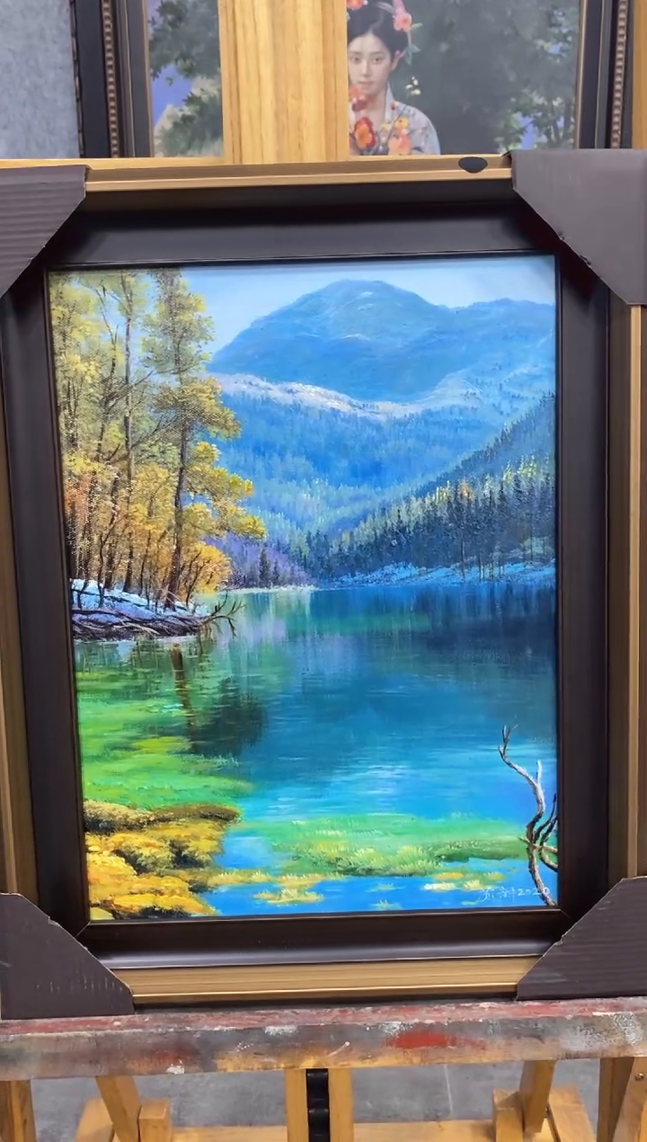 书法苏新老师油画作品福利分享