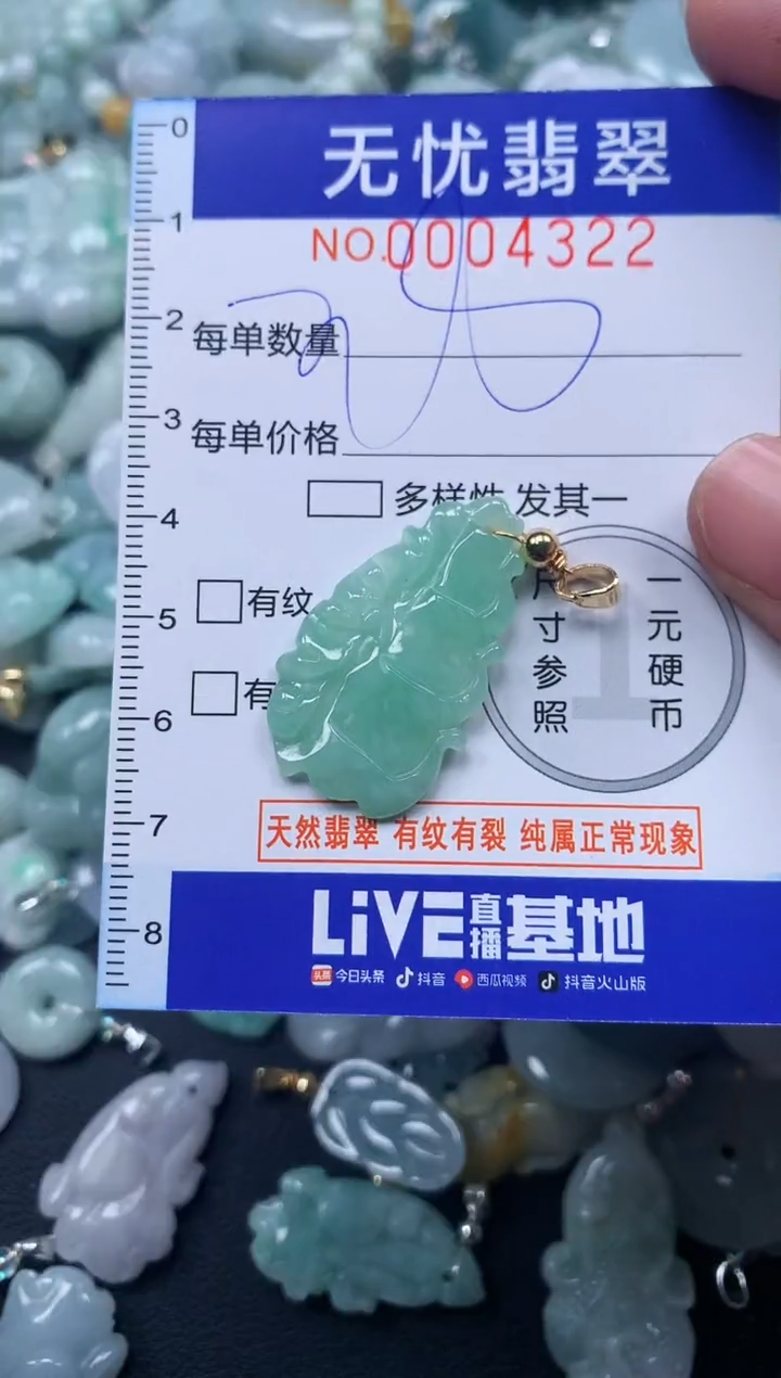 颈饰未镶嵌翡翠4322