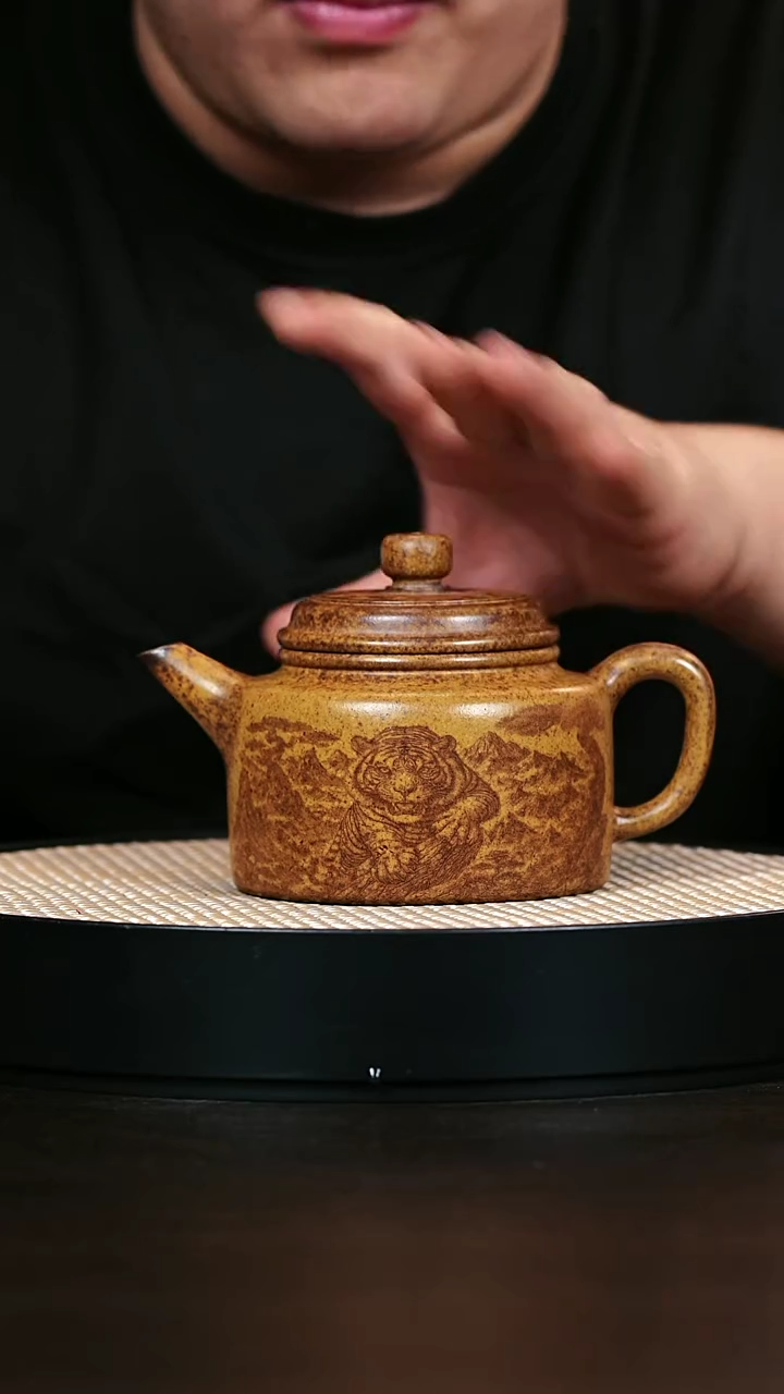 茶壶紫砂德钟 柴烧