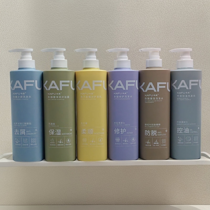 卡夫侧柏叶控油蓬松去屑止痒洗发水大瓶沐浴露保湿防断发家庭装