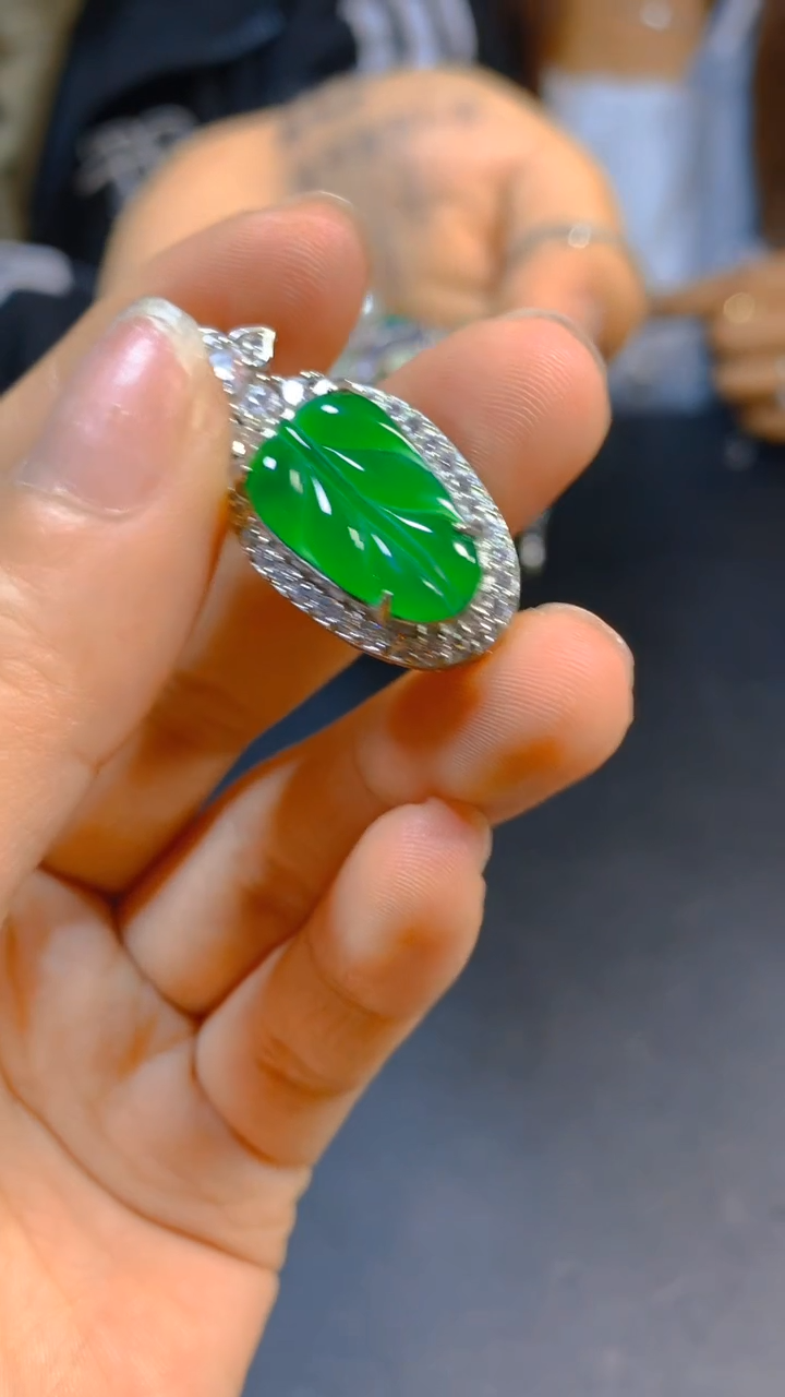 【闪购商品】翡翠吊坠(赠链)未镶嵌0833628376多样性发一