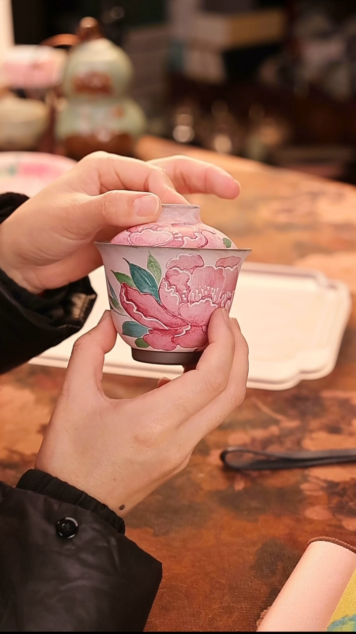 陶瓷茶具（无礼盒无茶盘）@@A12339