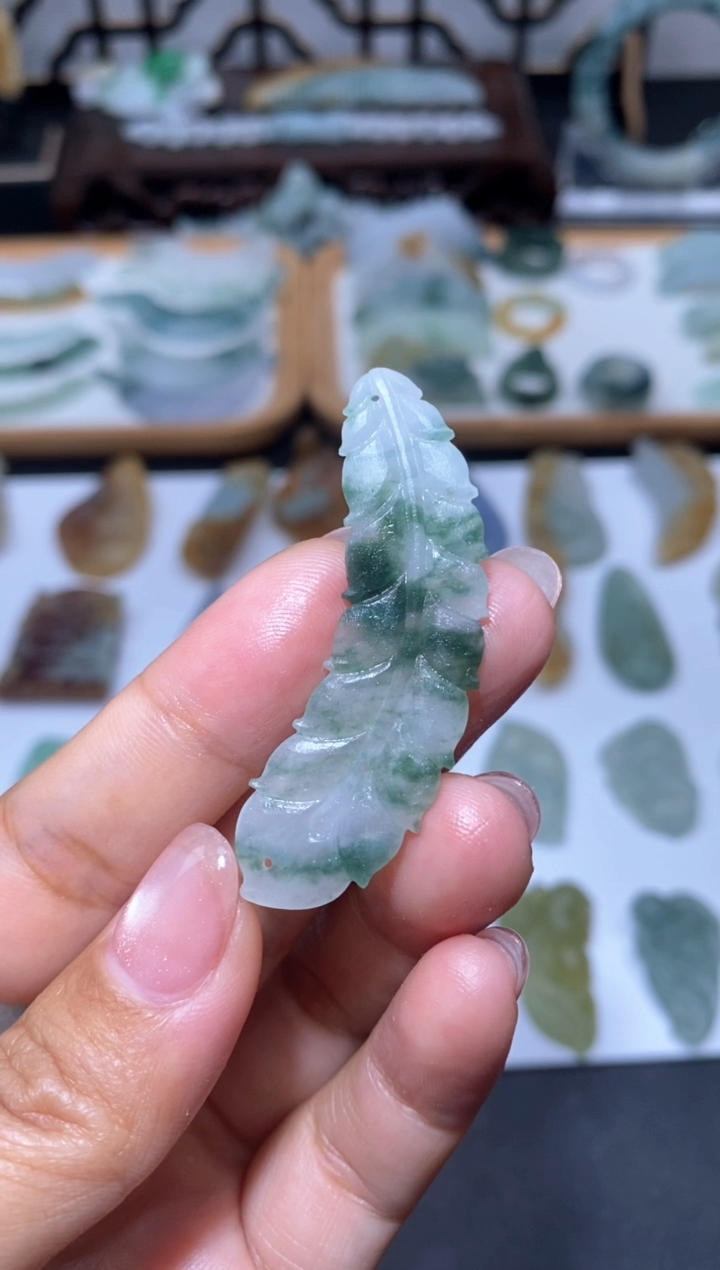 【闪购商品】定制翡翠未镶嵌书签