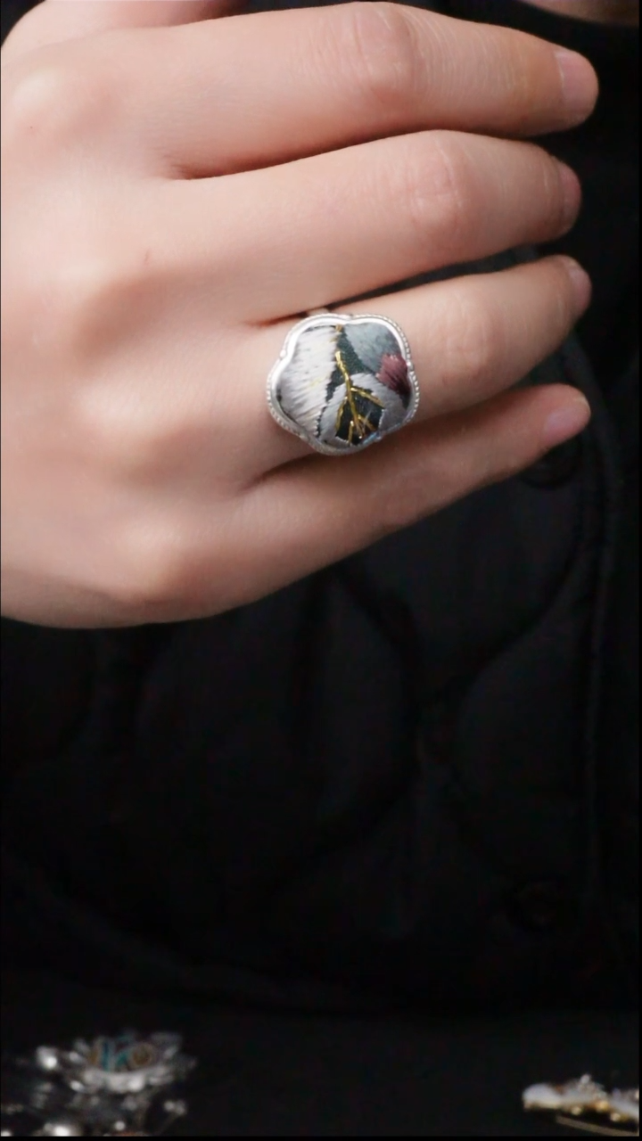 【闪购商品】刺绣0156高吉文创  直播老绣