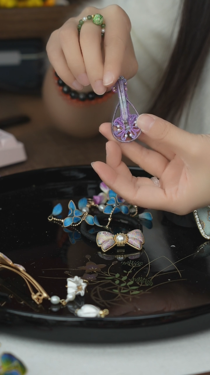 刺绣闪购纯手工非遗国风饰品