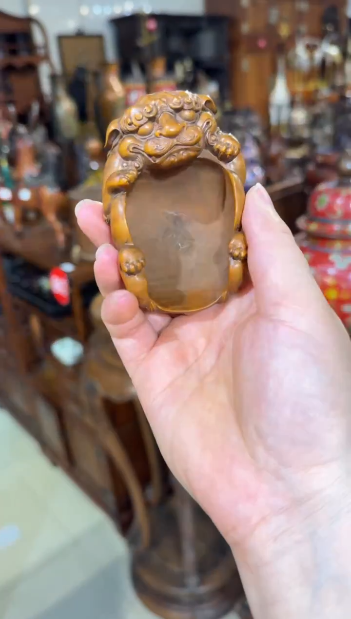 木黄杨木福狮98.88888