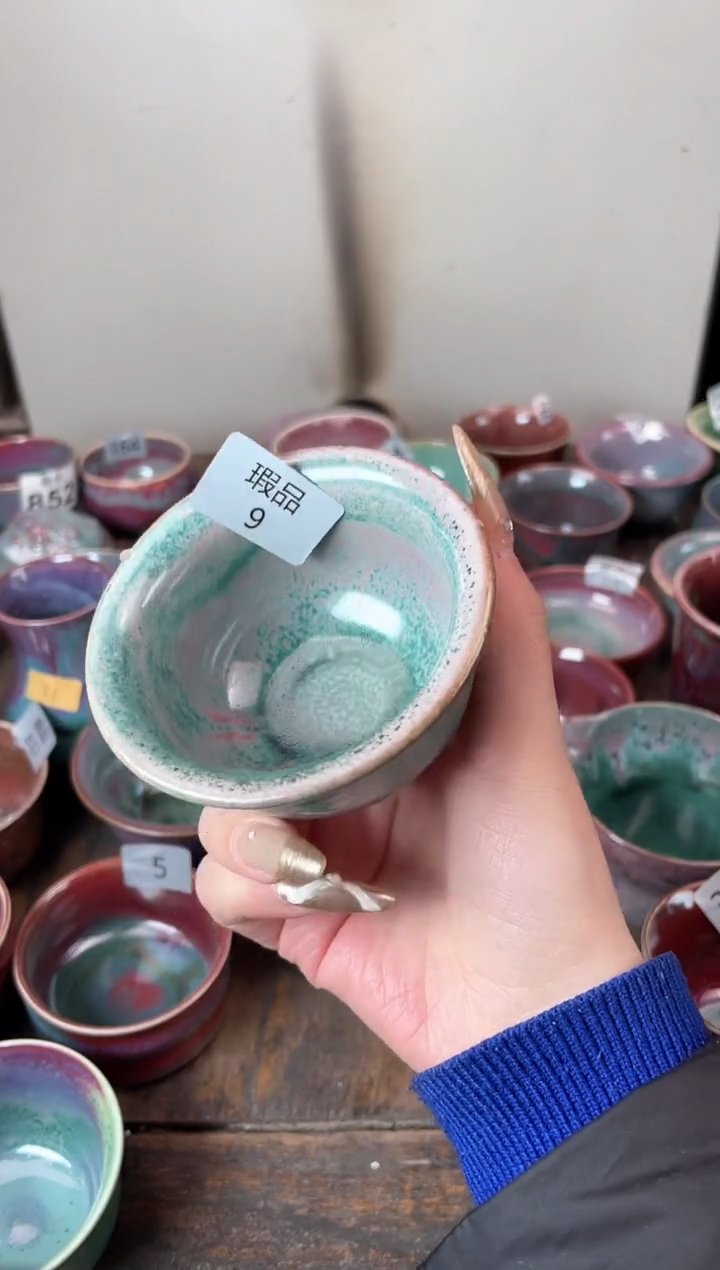 【闪购商品】摆件钧瓷手工茶器窑变