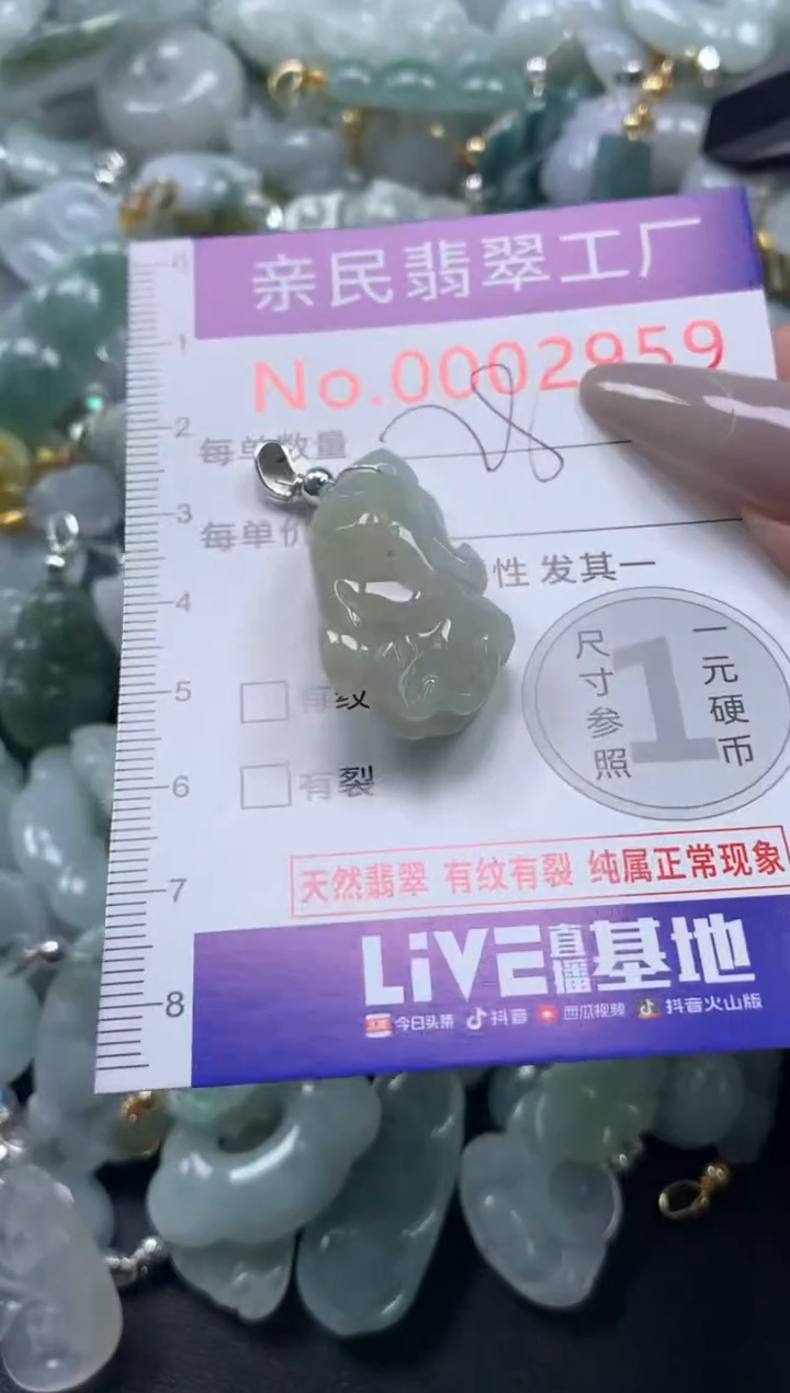 颈饰未镶嵌翡翠2959