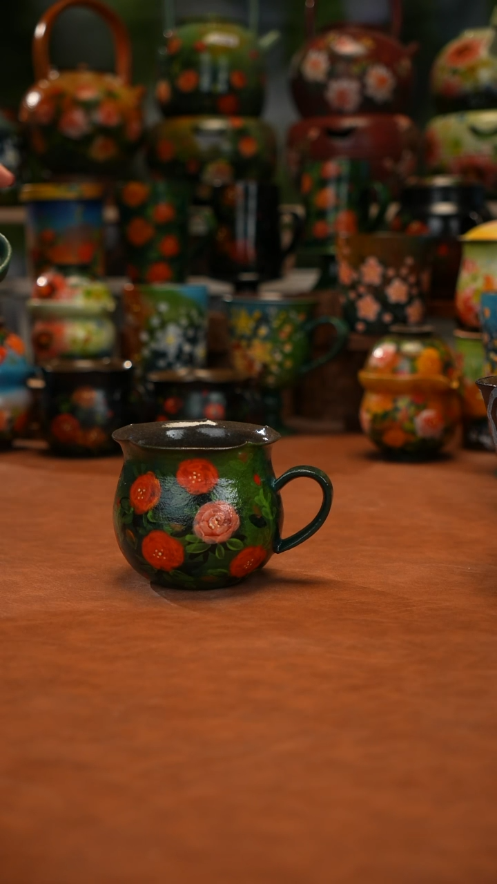 陶瓷油画手绘釉下彩