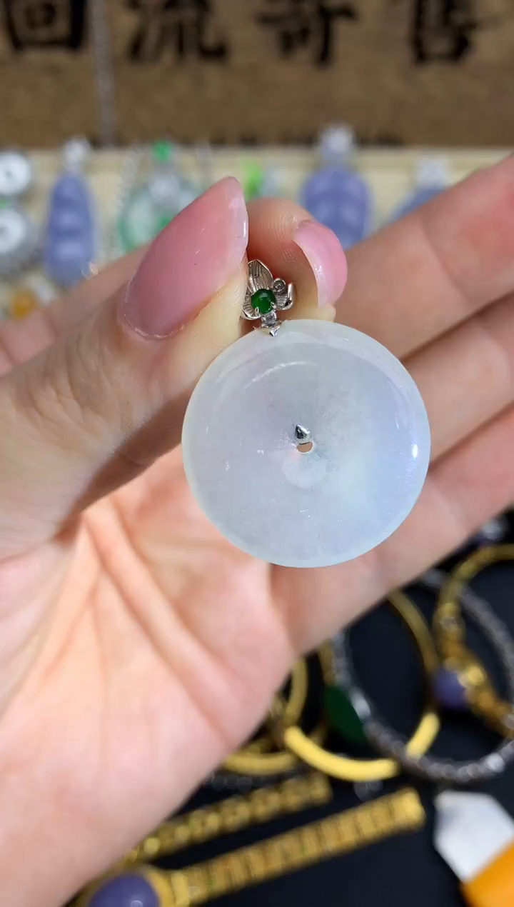 【闪购商品】翡翠颈饰18K金镶嵌316-中国好珍宝