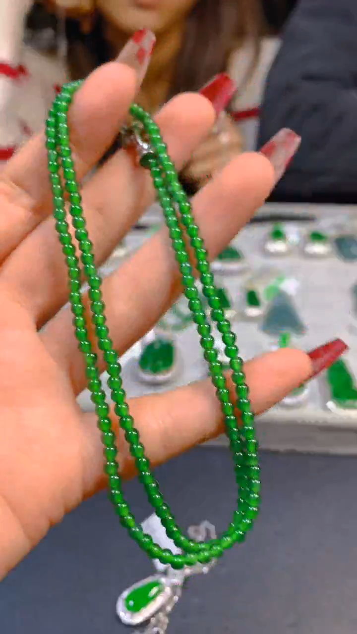 【闪购商品】翡翠项链未镶嵌0145869019多样性发一