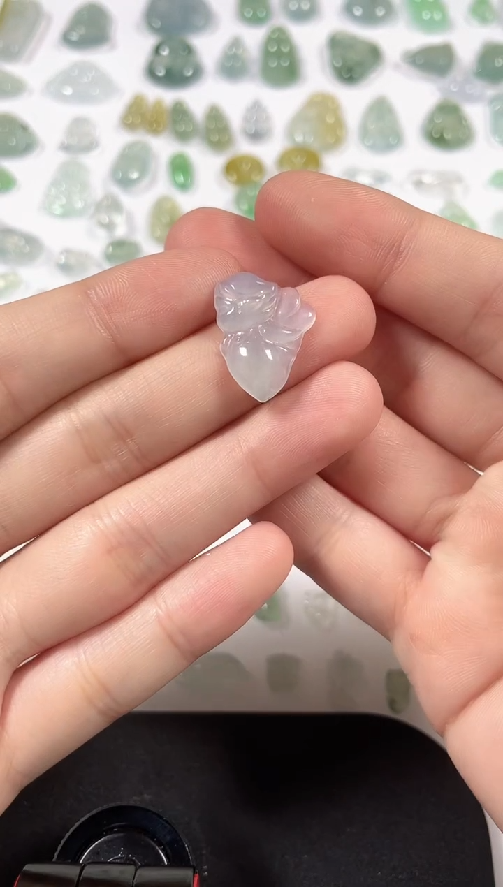 未镶嵌裸石翡翠翡翠未镶嵌颈饰天然翡翠Ａ货8886