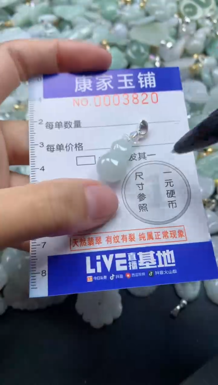 颈饰未镶嵌翡翠3820