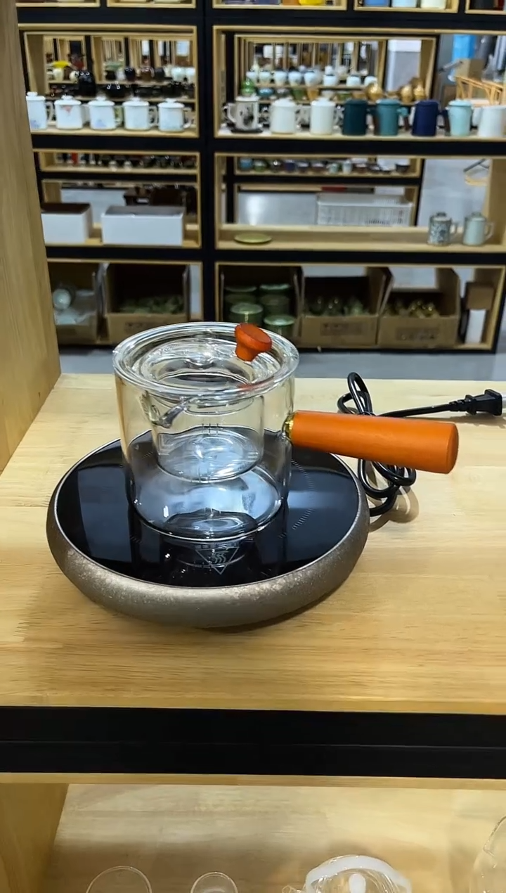 木把侧把玻璃煮茶壶单壶，冲单福利