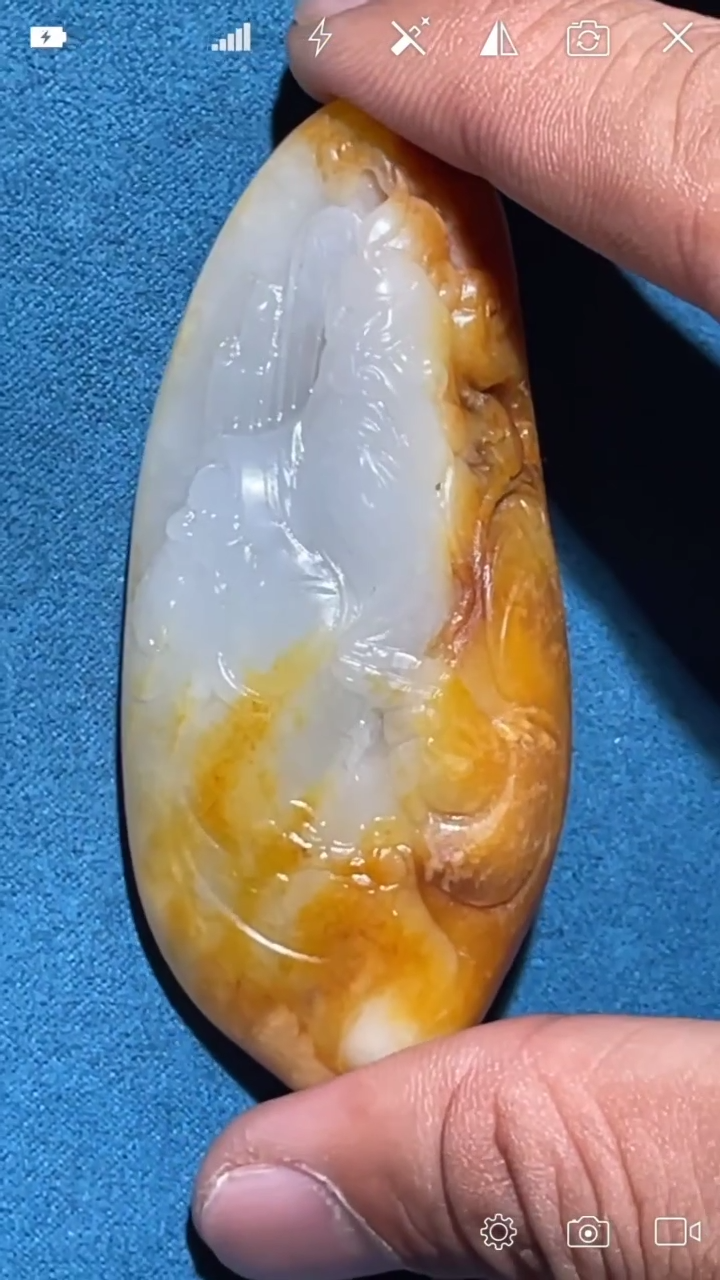 和田玉未镶嵌BH1138关二爷吊坠/小手捻