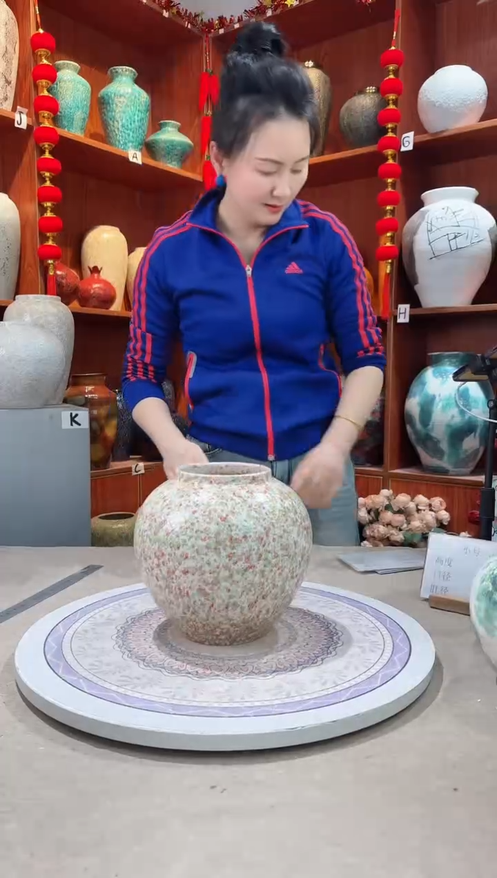【闪购商品】瓶陶瓷花瓶 无花 绿野仙踪小号