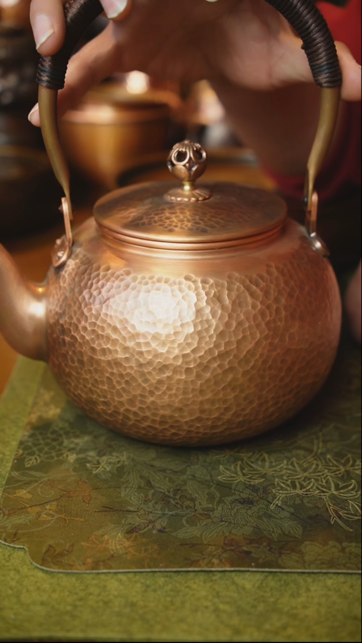 【闪购商品】紫铜1600毫升烧水壶大容量