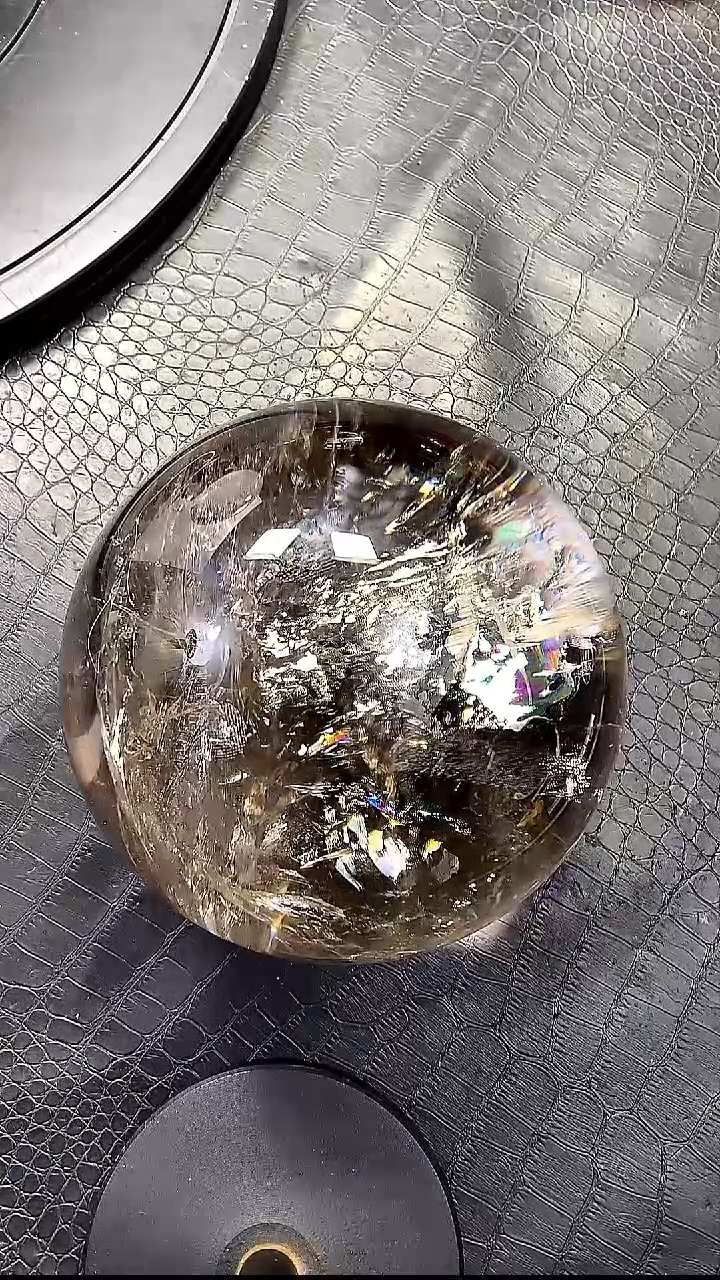 未镶嵌珠宝半成品水晶c***d水晶球