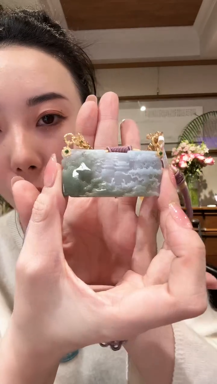 【闪购商品】翡翠颈饰未镶嵌国风