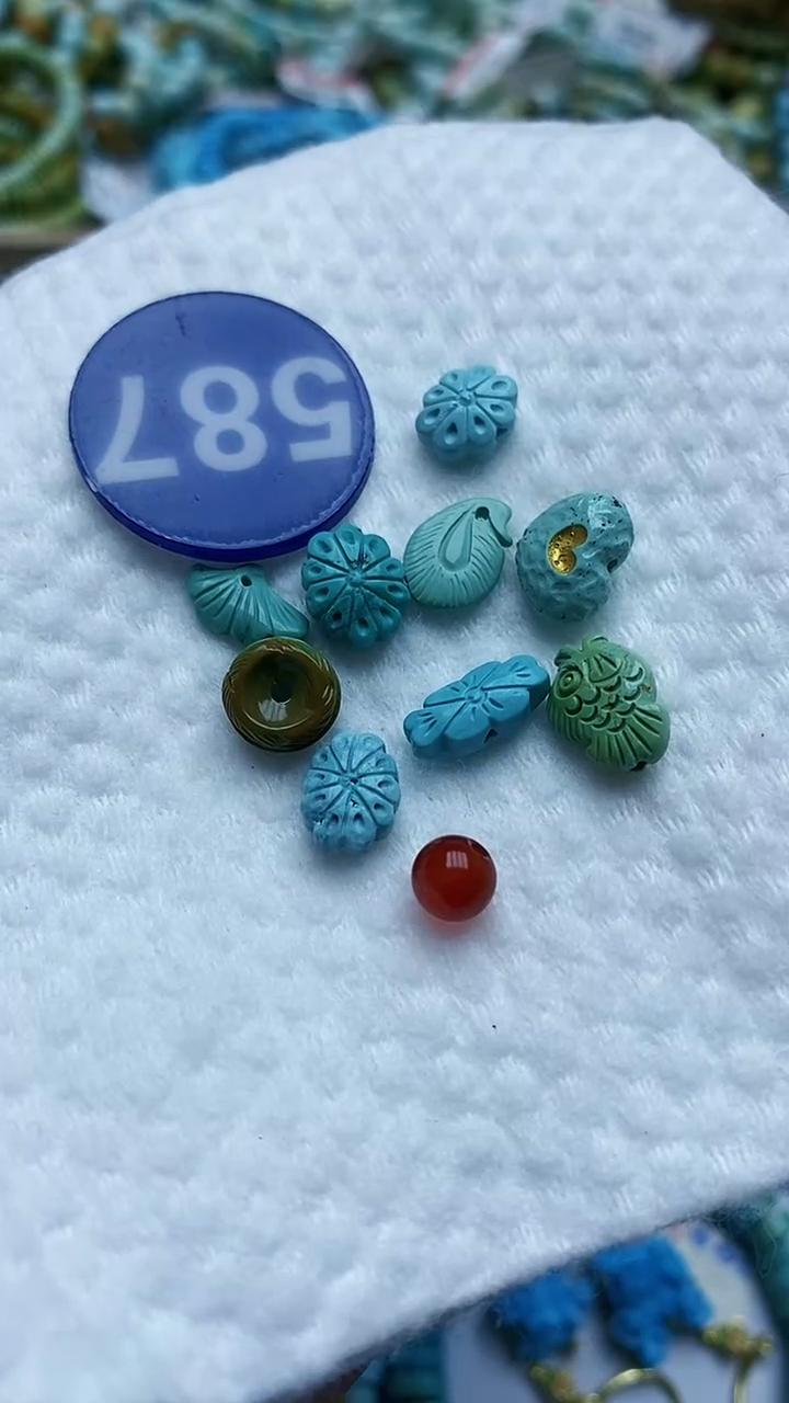 【闪购商品】玛瑙/玉髓珠子未镶嵌587